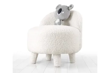 Anaro Sittpuff Rund - Vit - Möbler - Stolar & fåtöljer - Pall & puff - Sittpuff