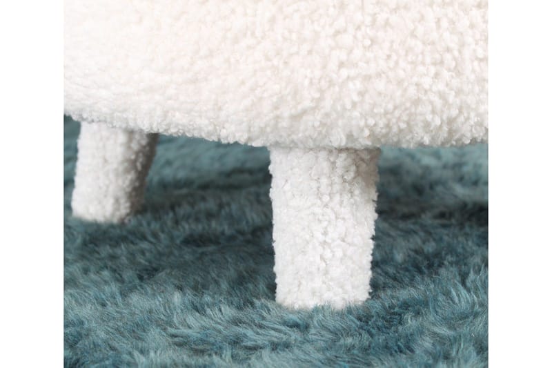 Anaro Sittpuff Rund - Vit - Möbler - Stolar & fåtöljer - Pall & puff - Sittpuff