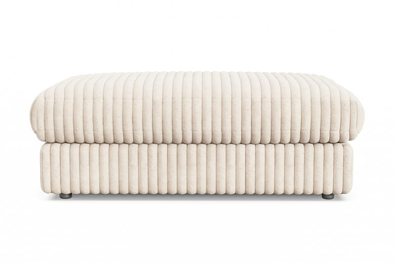 Arken Lyx Rektangulär Fotpall i Manchester - Beige - Möbler - Stolar & fåtöljer - Pall & puff - Fotpall