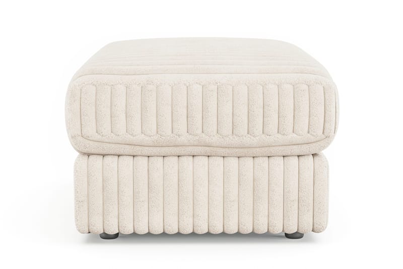 Arken Lyx Rektangulär Fotpall i Manchester - Beige - Möbler - Stolar & fåtöljer - Pall & puff - Fotpall