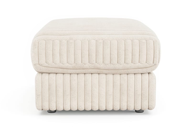 Arken Lyx Rektangulär Fotpall i Manchester - Beige - Möbler - Stolar & fåtöljer - Pall & puff - Fotpall