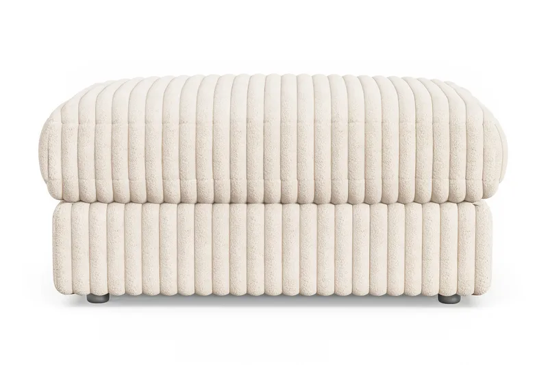 Arken Lyx Rektangulär Fotpall i Manchester - Beige - Möbler - Stolar & fåtöljer - Pall & puff - Fotpall