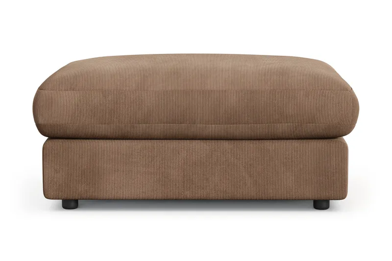 Arken Lyx Rektangulär Fotpall i Manchester - Brun - Möbler - Stolar & fåtöljer - Pall & puff - Fotpall