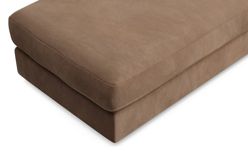 Arken Lyx Rektangulär Fotpall i Manchester - Brun - Möbler - Stolar & fåtöljer - Pall & puff - Fotpall