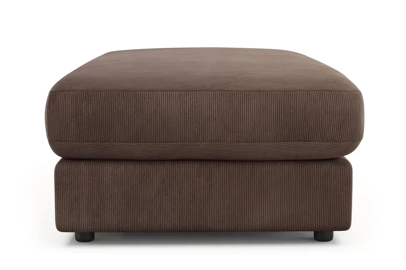 Arken Lyx Rektangulär Fotpall i Manchester - Brun - Möbler - Stolar & fåtöljer - Pall & puff - Fotpall