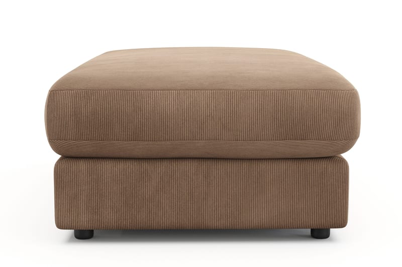 Arken Lyx Rektangulär Fotpall i Manchester - Brun - Möbler - Stolar & fåtöljer - Pall & puff - Fotpall