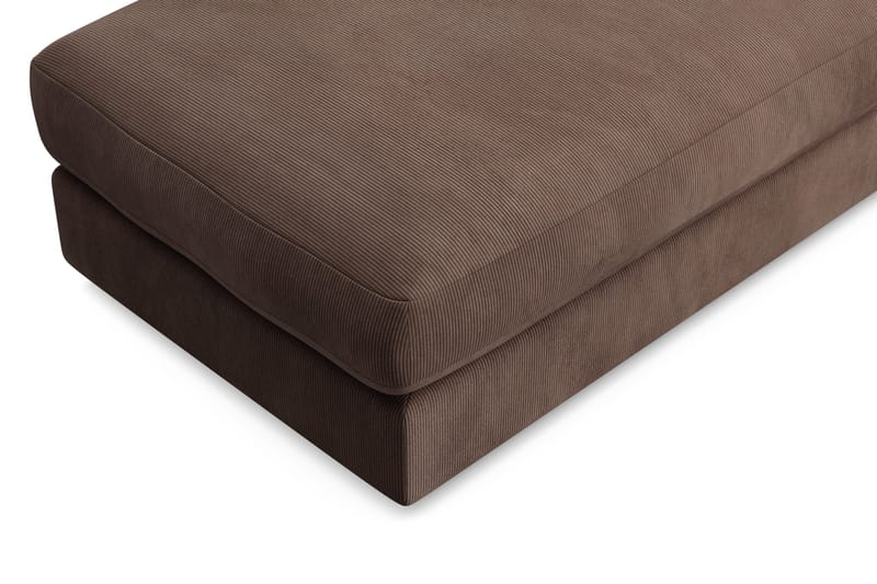 Arken Lyx Rektangulär Fotpall i Manchester - Brun - Möbler - Stolar & fåtöljer - Pall & puff - Fotpall