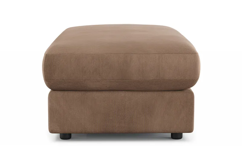 Arken Lyx Rektangulär Fotpall i Manchester - Brun - Möbler - Stolar & fåtöljer - Pall & puff - Fotpall