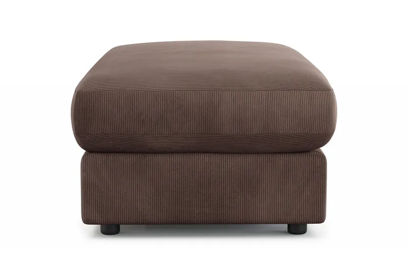 Arken Lyx Rektangulär Fotpall i Manchester - Brun - Möbler - Stolar & fåtöljer - Pall & puff - Fotpall