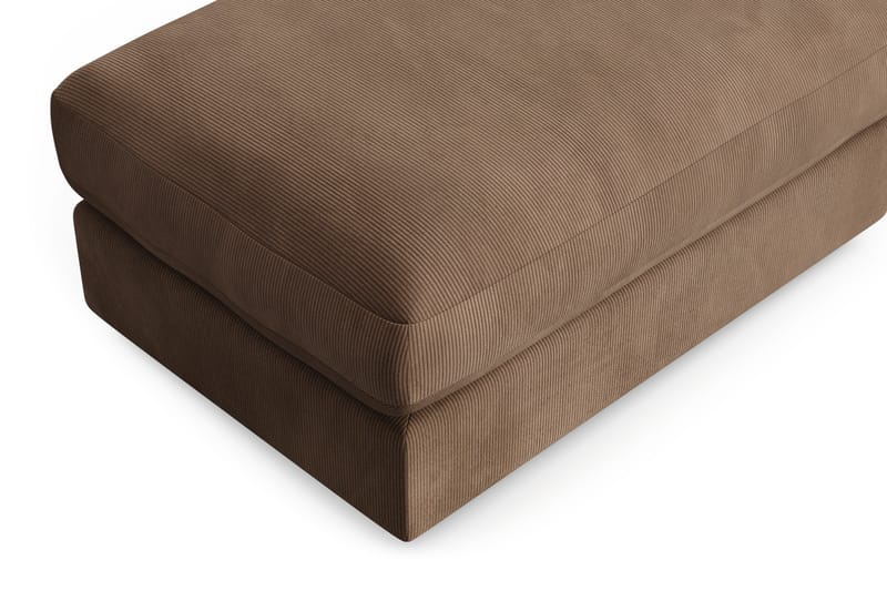 Arken Lyx Rektangulär Fotpall i Manchester - Brun - Möbler - Stolar & fåtöljer - Pall & puff - Fotpall