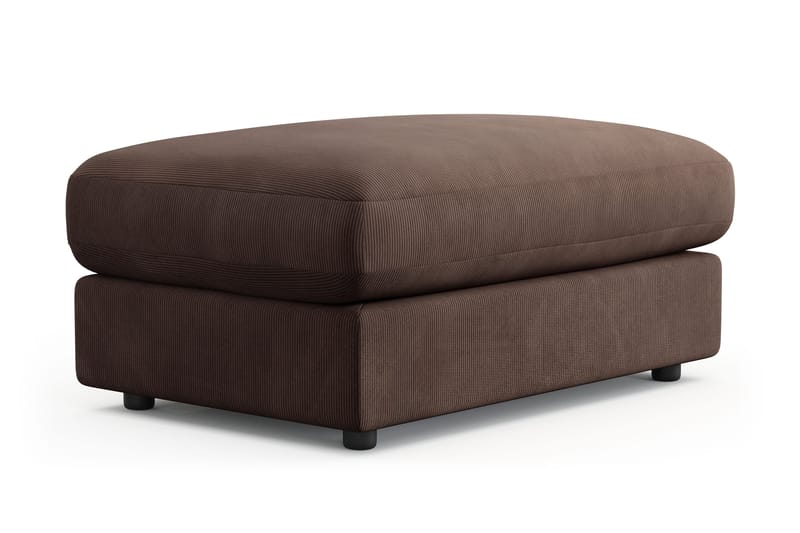 Arken Lyx Rektangulär Fotpall i Manchester - Brun - Möbler - Stolar & fåtöljer - Pall & puff - Fotpall