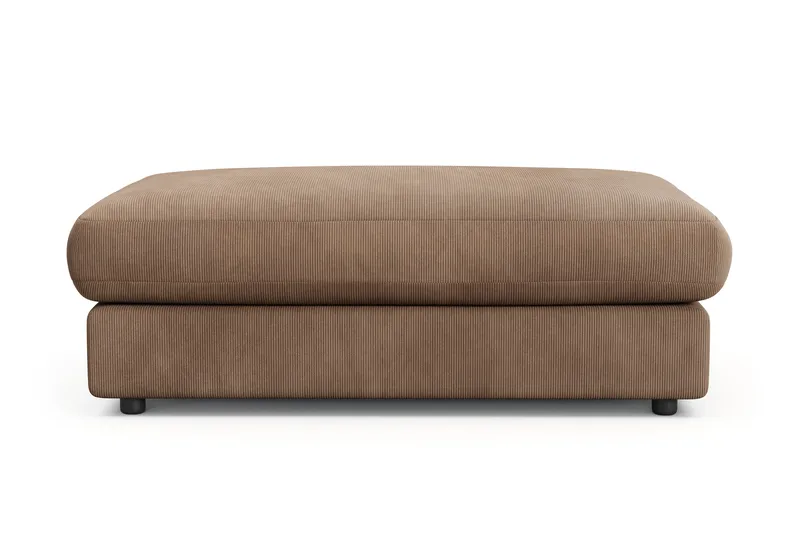 Arken Lyx Rektangulär Fotpall i Manchester - Brun - Möbler - Stolar & fåtöljer - Pall & puff - Fotpall