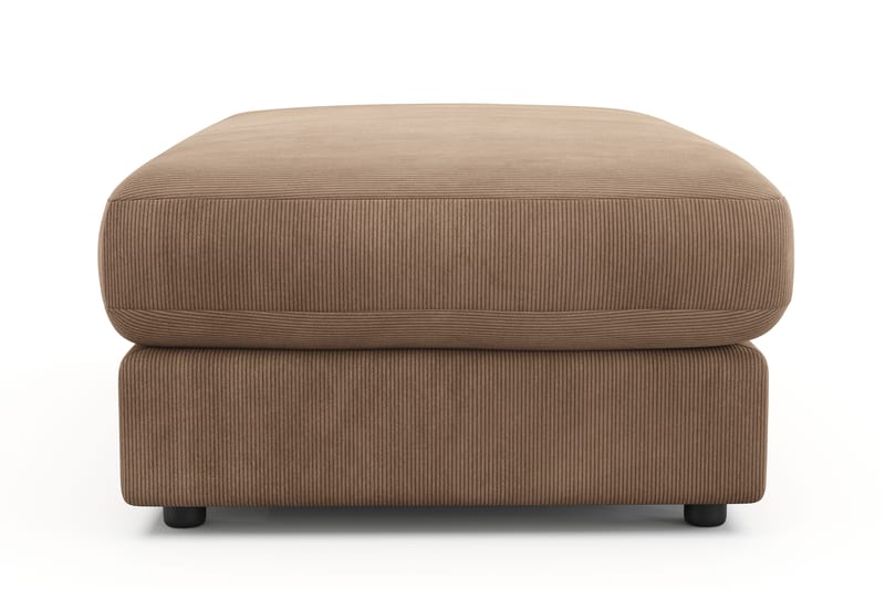 Arken Lyx Rektangulär Fotpall i Manchester - Brun - Möbler - Stolar & fåtöljer - Pall & puff - Fotpall