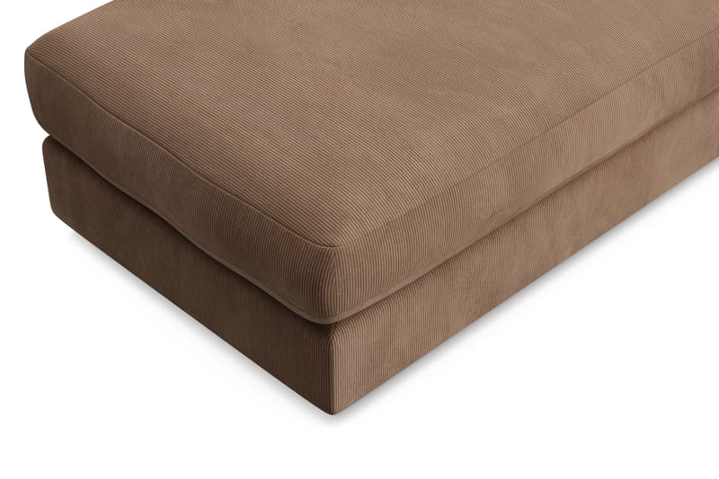 Arken Lyx Rektangulär Fotpall i Manchester - Brun - Möbler - Stolar & fåtöljer - Pall & puff - Fotpall