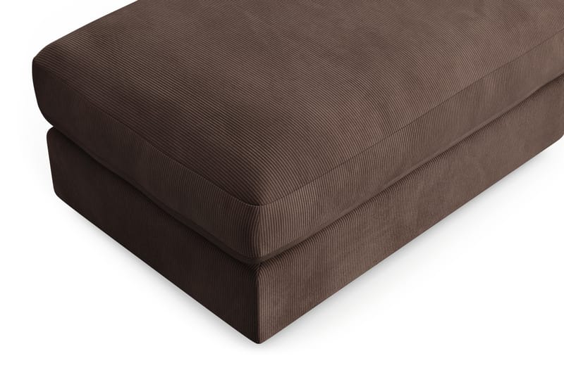 Arken Lyx Rektangulär Fotpall i Manchester - Brun - Möbler - Stolar & fåtöljer - Pall & puff - Fotpall