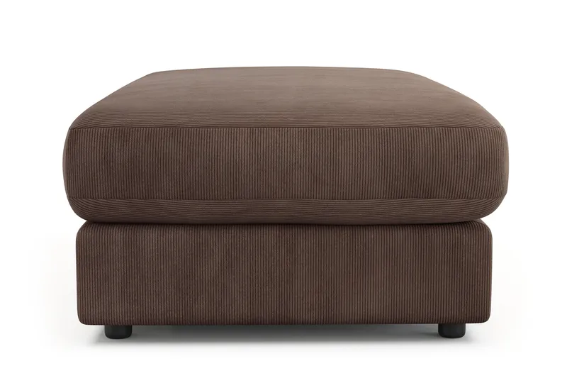 Arken Lyx Rektangulär Fotpall i Manchester - Brun - Möbler - Stolar & fåtöljer - Pall & puff - Fotpall