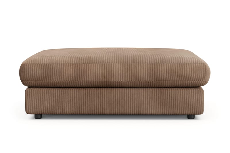 Arken Lyx Rektangulär Fotpall i Manchester - Brun - Möbler - Stolar & fåtöljer - Pall & puff - Fotpall