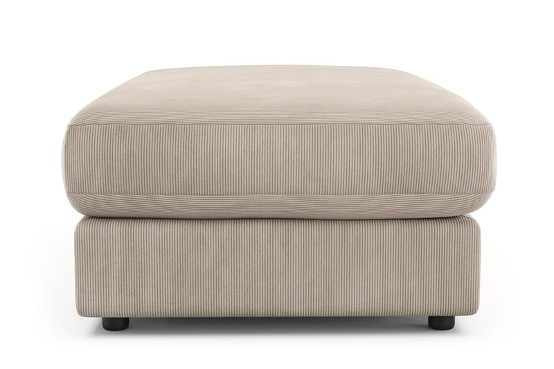 Arken Lyx Rektangulär Fotpall i Manchester - Greige - Möbler - Stolar & fåtöljer - Pall & puff - Fotpall