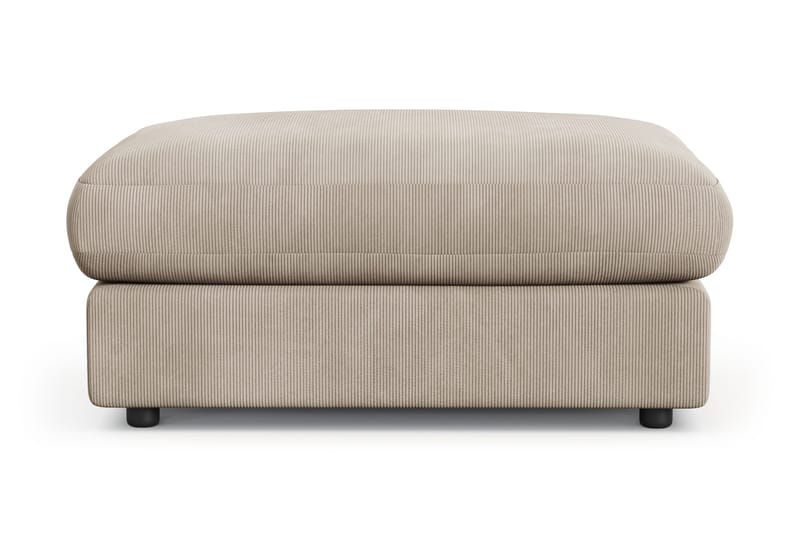 Arken Lyx Rektangulär Fotpall i Manchester - Greige - Möbler - Stolar & fåtöljer - Pall & puff - Fotpall