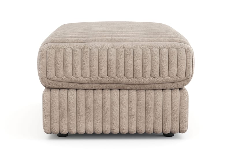 Arken Lyx Rektangulär Fotpall i Manchester - Greige - Möbler - Stolar & fåtöljer - Pall & puff - Fotpall