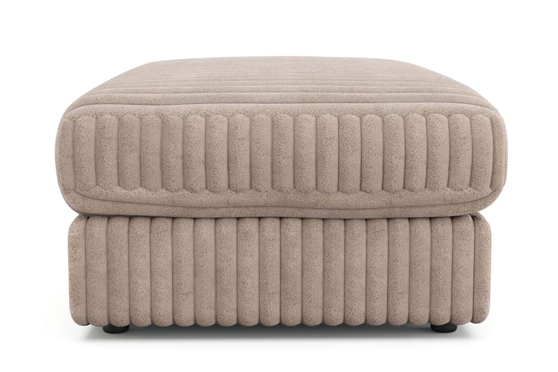 Arken Lyx Rektangulär Fotpall i Manchester - Greige - Möbler - Stolar & fåtöljer - Pall & puff - Fotpall