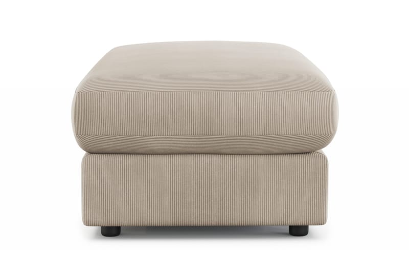 Arken Lyx Rektangulär Fotpall i Manchester - Greige - Möbler - Stolar & fåtöljer - Pall & puff - Fotpall