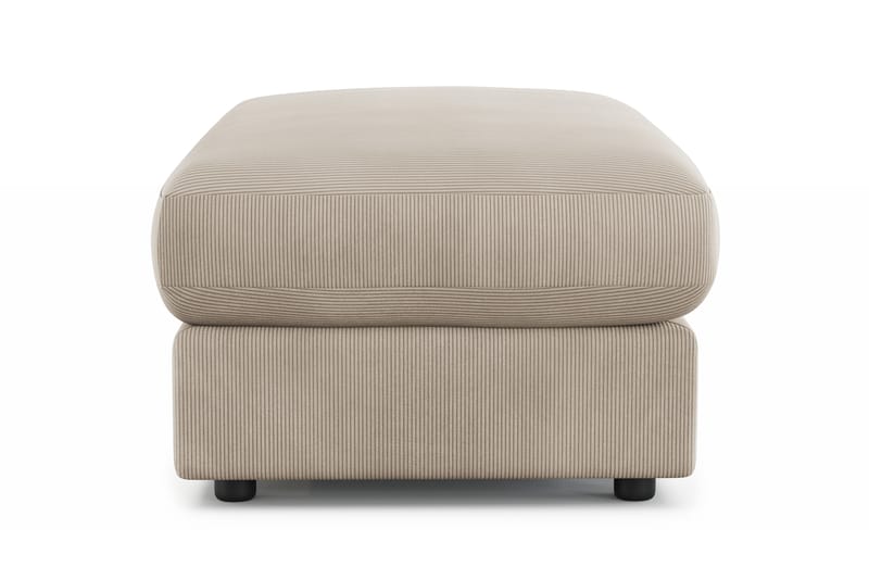 Arken Lyx Rektangulär Fotpall i Manchester - Greige - Möbler - Stolar & fåtöljer - Pall & puff - Fotpall
