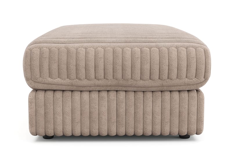 Arken Lyx Rektangulär Fotpall i Manchester - Greige - Möbler - Stolar & fåtöljer - Pall & puff - Fotpall