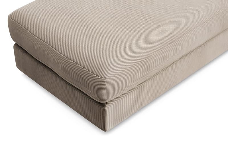 Arken Lyx Rektangulär Fotpall i Manchester - Greige - Möbler - Stolar & fåtöljer - Pall & puff - Fotpall