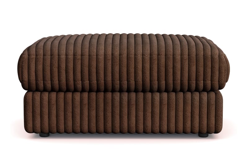 Arken Lyx Rektangulär Fotpall i Manchester - Mörkbrun - Möbler - Stolar & fåtöljer - Pall & puff - Fotpall