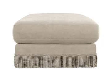 Arken Lyx Rektangulär Fotpall i Sammet - Beige - Möbler - Stolar & fåtöljer - Pall & puff - Fotpall