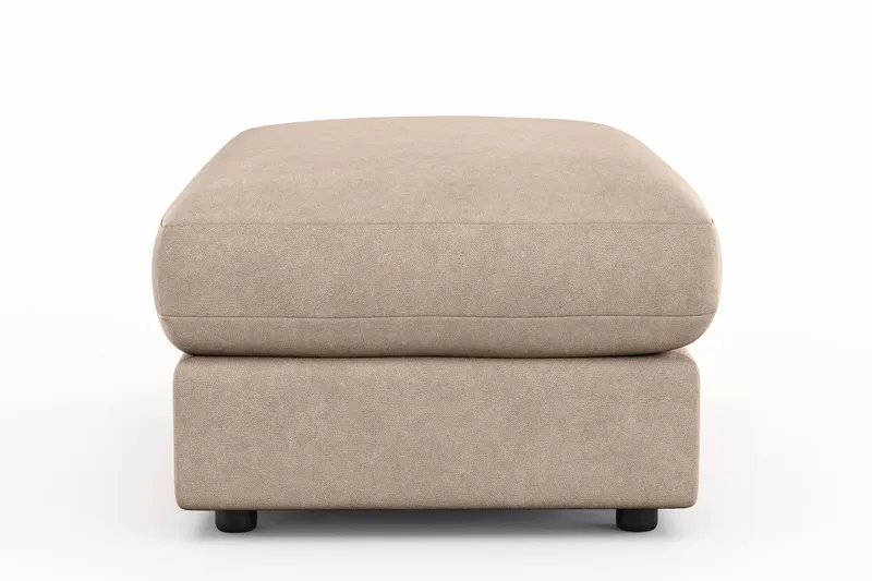 Arken Lyx Rektangulär Fotpall i Tyg - Beige - Möbler - Stolar & fåtöljer - Pall & puff - Fotpall