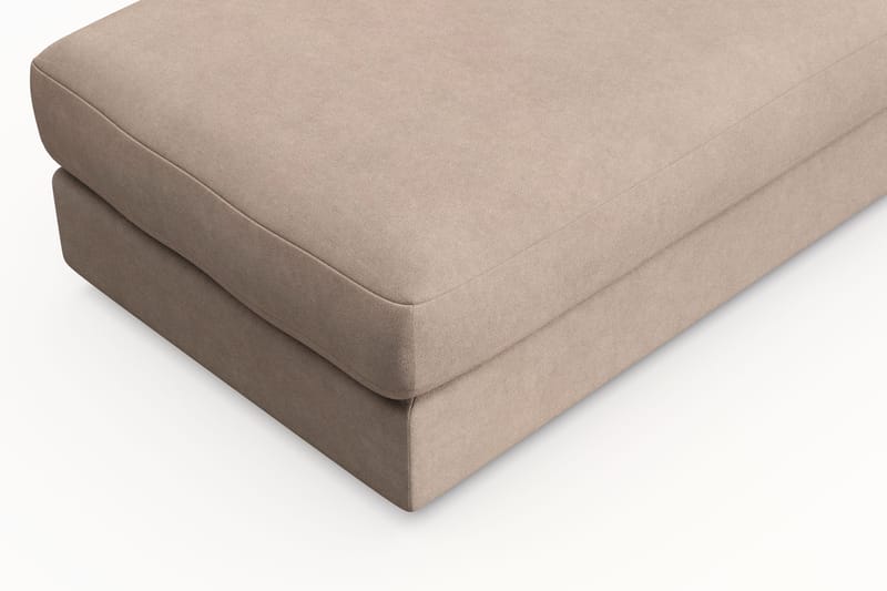 Arken Lyx Rektangulär Fotpall i Tyg - Beige - Möbler - Stolar & fåtöljer - Pall & puff - Fotpall