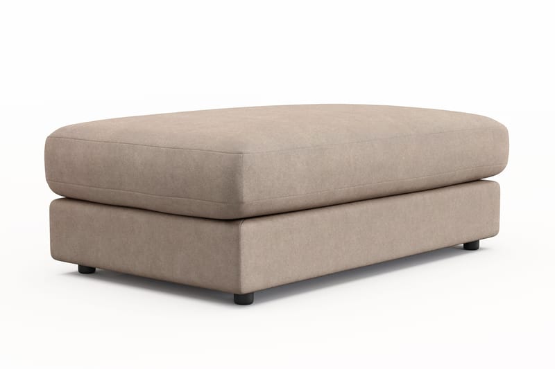 Arken Lyx Rektangulär Fotpall i Tyg - Beige - Möbler - Stolar & fåtöljer - Pall & puff - Fotpall