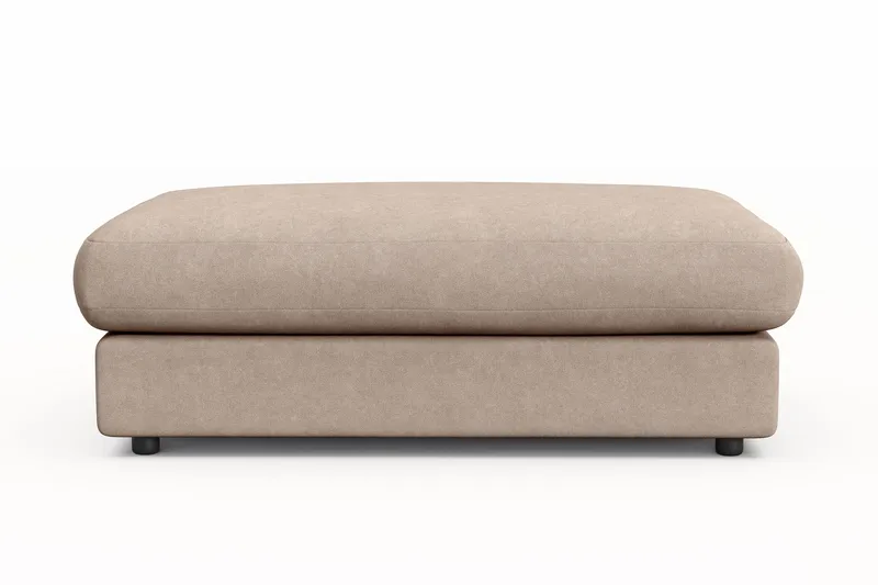 Arken Lyx Rektangulär Fotpall i Tyg - Beige - Möbler - Stolar & fåtöljer - Pall & puff - Fotpall