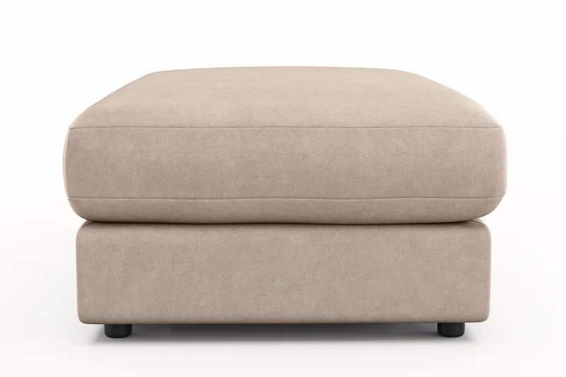 Arken Lyx Rektangulär Fotpall i Tyg - Beige - Möbler - Stolar & fåtöljer - Pall & puff - Fotpall
