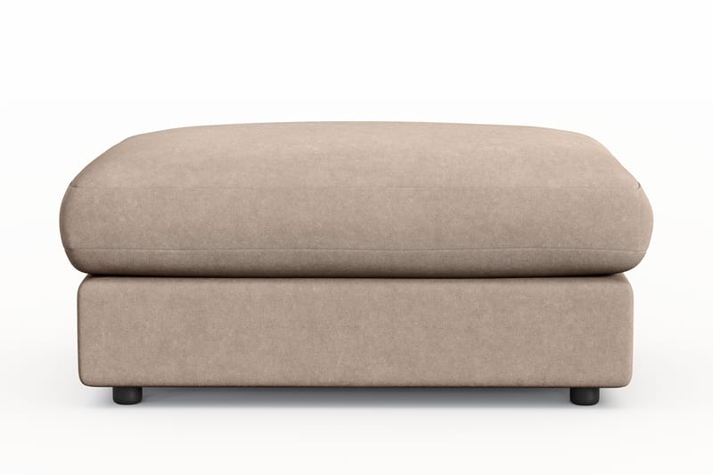 Arken Lyx Rektangulär Fotpall i Tyg, Beige