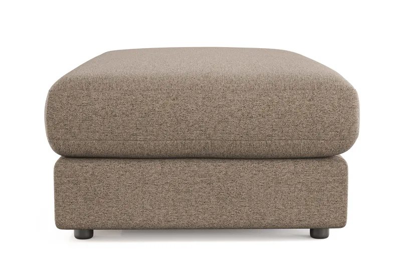 Arken Lyx Rektangulär Fotpall i Tyg - Brun - Möbler - Stolar & fåtöljer - Pall & puff - Fotpall
