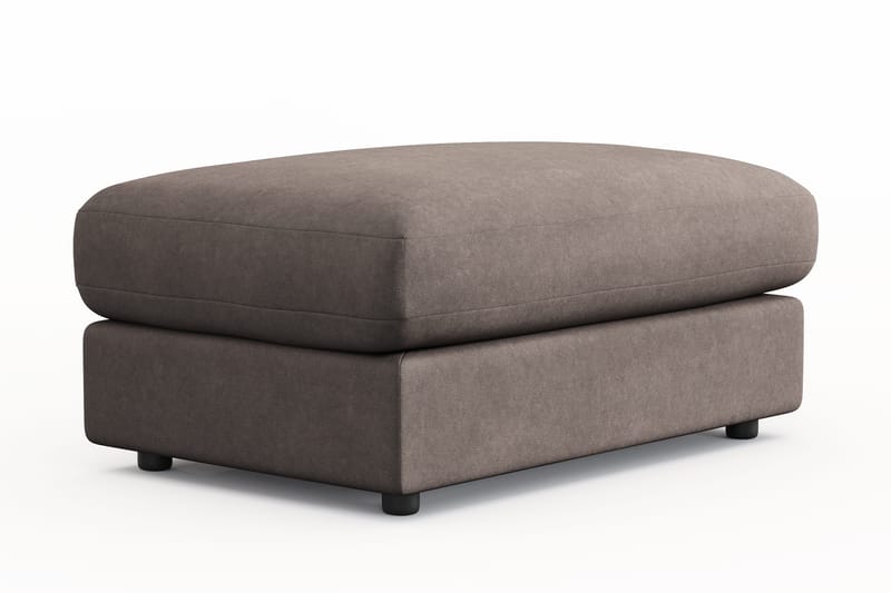 Arken Lyx Rektangulär Fotpall i Tyg - Brun - Möbler - Stolar & fåtöljer - Pall & puff - Fotpall