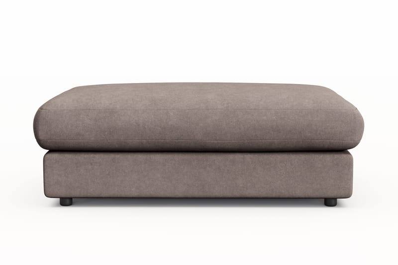 Arken Lyx Rektangulär Fotpall i Tyg - Brun - Möbler - Stolar & fåtöljer - Pall & puff - Fotpall