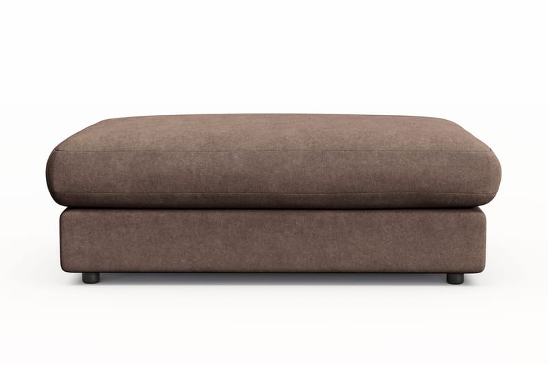 Arken Lyx Rektangulär Fotpall i Tyg - Brun - Möbler - Stolar & fåtöljer - Pall & puff - Fotpall