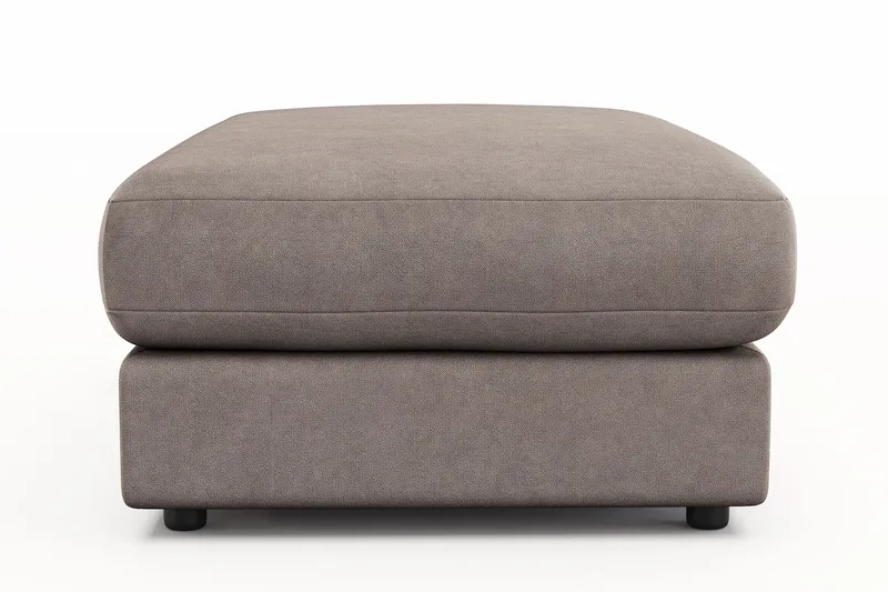 Arken Lyx Rektangulär Fotpall i Tyg - Brun - Möbler - Stolar & fåtöljer - Pall & puff - Fotpall