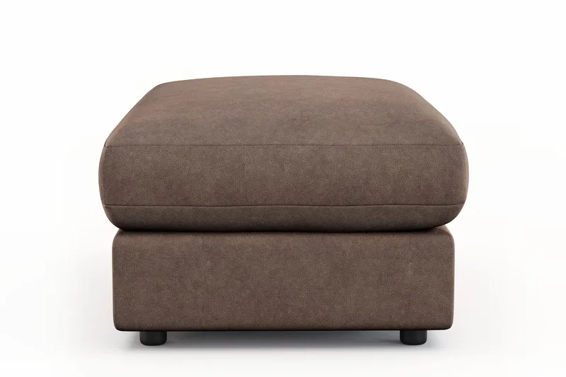 Arken Lyx Rektangulär Fotpall i Tyg - Brun - Möbler - Stolar & fåtöljer - Pall & puff - Fotpall