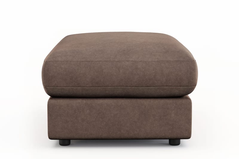 Arken Lyx Rektangulär Fotpall i Tyg - Brun - Möbler - Stolar & fåtöljer - Pall & puff - Fotpall