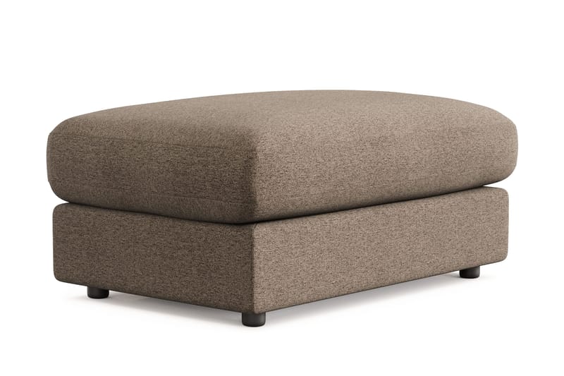 Arken Lyx Rektangulär Fotpall i Tyg - Brun - Möbler - Stolar & fåtöljer - Pall & puff - Fotpall