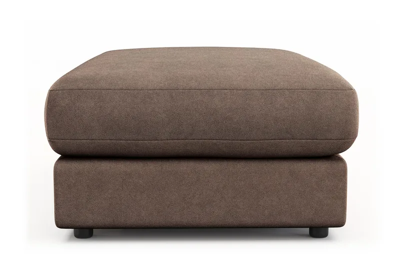 Arken Lyx Rektangulär Fotpall i Tyg - Brun - Möbler - Stolar & fåtöljer - Pall & puff - Fotpall