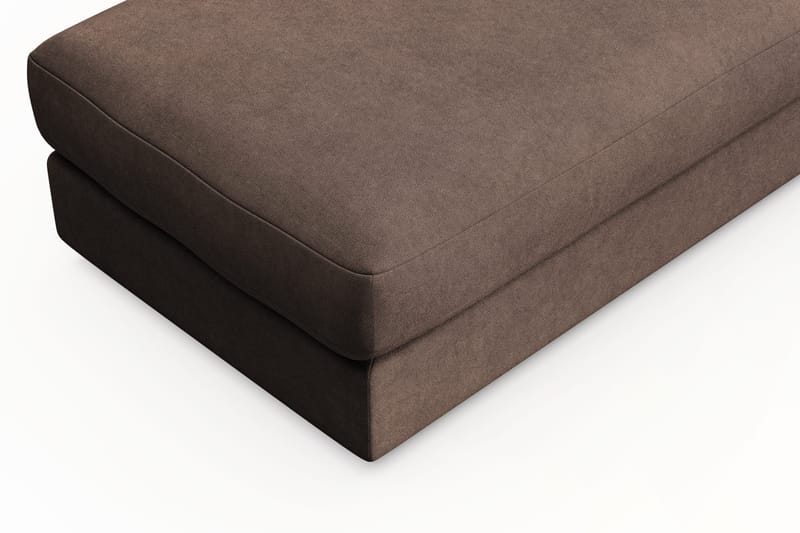 Arken Lyx Rektangulär Fotpall i Tyg - Brun - Möbler - Stolar & fåtöljer - Pall & puff - Fotpall