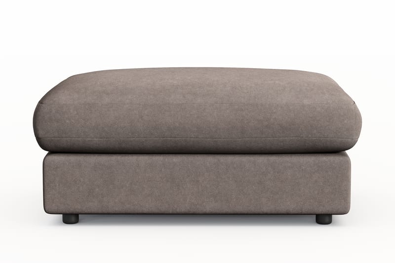 Arken Lyx Rektangulär Fotpall i Tyg - Brun - Möbler - Stolar & fåtöljer - Pall & puff - Fotpall