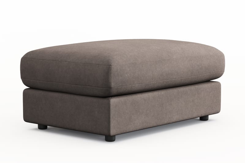 Arken Lyx Rektangulär Fotpall i Tyg - Brun - Möbler - Stolar & fåtöljer - Pall & puff - Fotpall