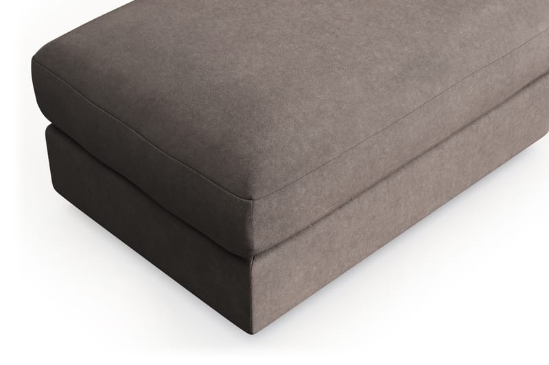 Arken Lyx Rektangulär Fotpall i Tyg - Brun - Möbler - Stolar & fåtöljer - Pall & puff - Fotpall